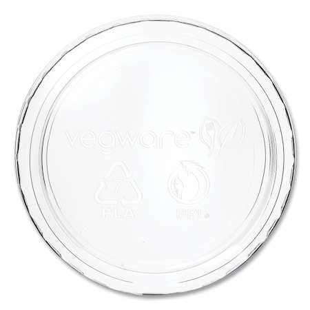 Vegware Portion Pot Lids, Fits 2 oz to 4 oz Portion Pots, Clear, PK2000 CF736